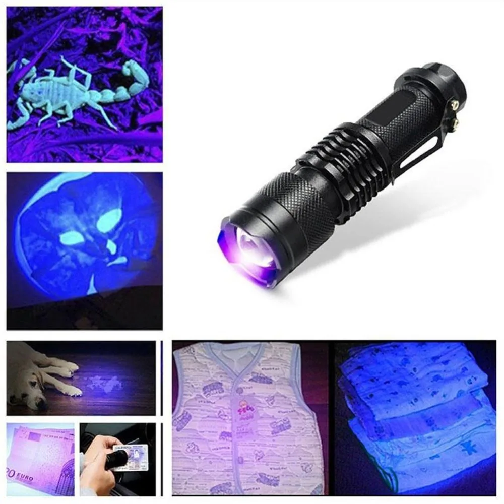Ultra Violet Light With Zoom Function Mini UV Pet Urine Stains Detector Straight Tube Purple Light Glare Flashlight
Ultra Violet Light With Zoom Function Mini UV Pet Urine Stains Detector Straight Tube Purple Light Glare Flashlight
