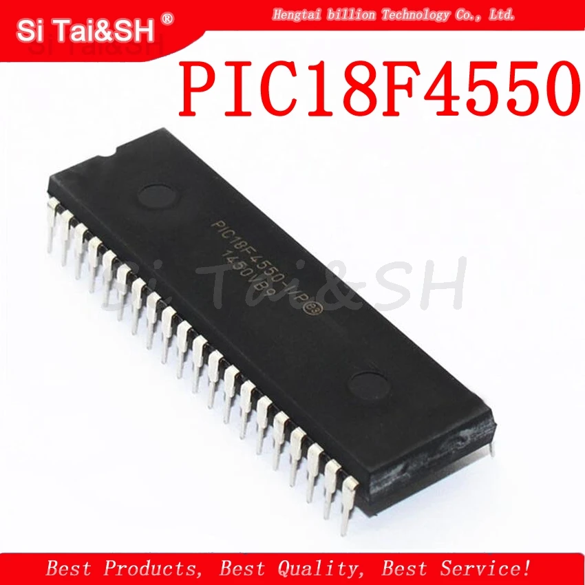1PCS PIC18F4550-I/P PIC18F4550 18F4550 USB Microcontrollers DIP40 IC PIC MCU FLASH 16KX16 NEW
1PCS PIC18F4550-I/P PIC18F4550 18F4550 USB Microcontrollers DIP40 IC PIC MCU FLASH 16KX16 NEW