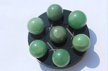 Natural Aventurine CRYSTAL ball Seven star array HEALING+obsidian standing for home decor
Natural Aventurine CRYSTAL ball Seven star array HEALING+obsidian standing for home decor