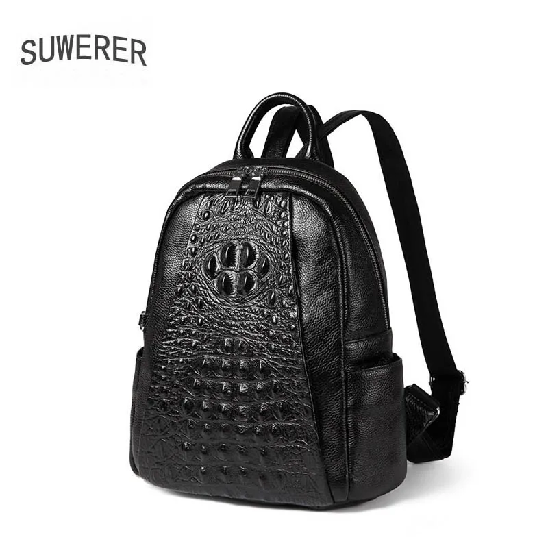 2019 New Women Genuine leather backpack Crocodile pattern designer famou brand leather women backpack fashion quality women bags
2019 New Women Genuine leather backpack Crocodile pattern designer famou brand leather women backpack fashion quality women bags