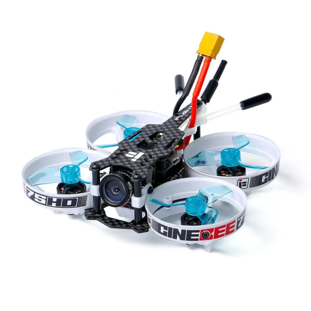 iFlight CineBee 75HD 2-4S Whoop(Turtle V2) with iFlight SucceX F4 FC/iFlight SucceX 12A 4 in 1 ESC/iFlight SucceX VTX for FPV RC
iFlight CineBee 75HD 2-4S Whoop(Turtle V2) with iFlight SucceX F4 FC/iFlight SucceX 12A 4 in 1 ESC/iFlight SucceX VTX for FPV RC