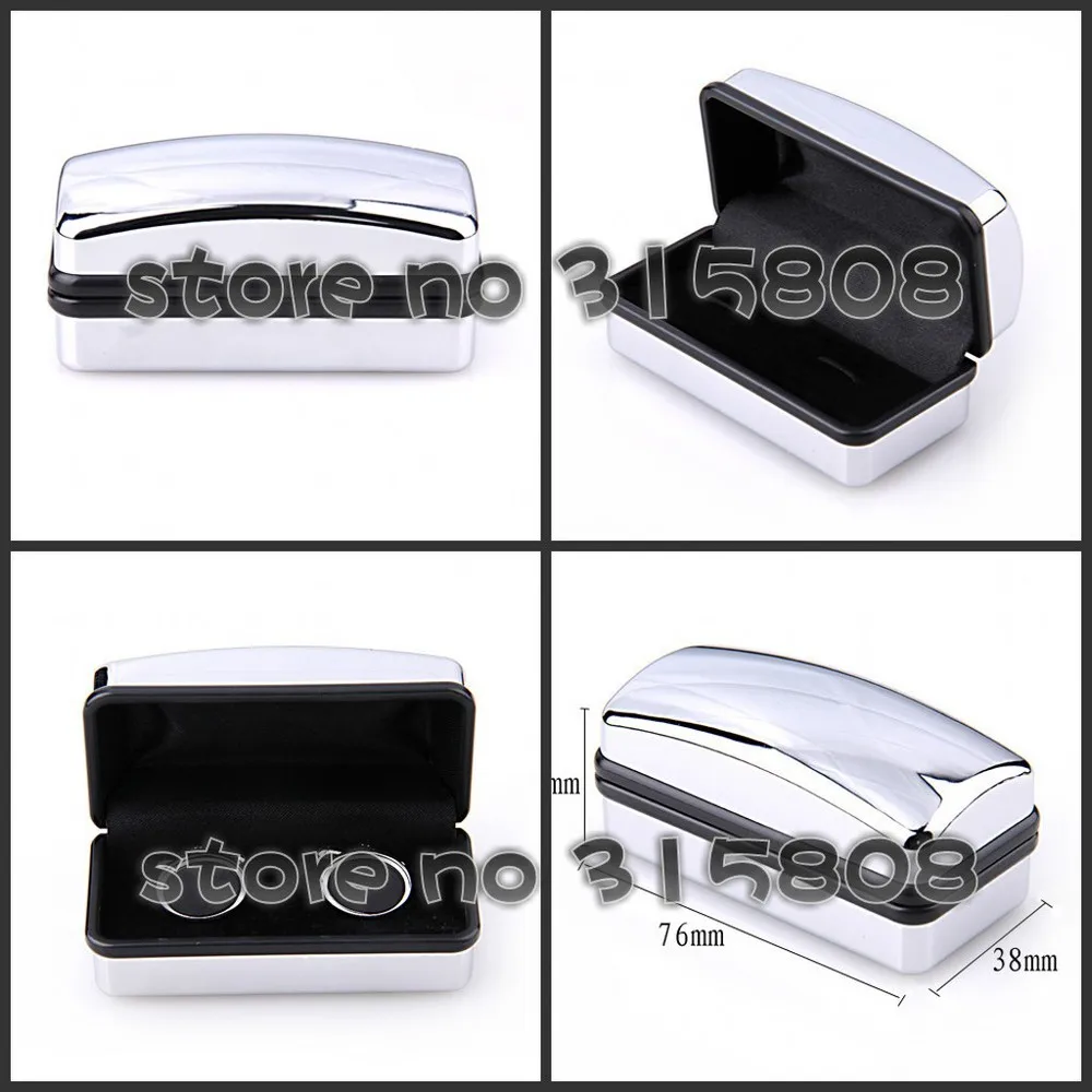 New Man Silver Metal Rectangle Cufflinks Box 12pcs/lot 7.6*3.8*3.7cm Size Metal Gift Boxes for men
New Man Silver Metal Rectangle Cufflinks Box 12pcs/lot 7.6*3.8*3.7cm Size Metal Gift Boxes for men