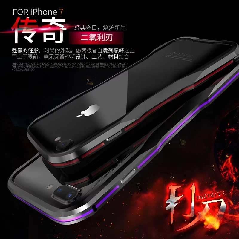 Luxury Luphie Bicolor for iphone7 7 Plus Bumper Case Aluminum Metal Prismatic Shape Frame Metal Button Case for iphone 7 Cover
Luxury Luphie Bicolor for iphone7 7 Plus Bumper Case Aluminum Metal Prismatic Shape Frame Metal Button Case for iphone 7 Cover