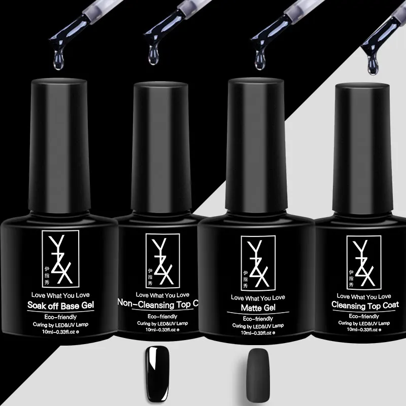 YZX 1pcs 10ml Base Gel / No Wipe Top Coat / Matt Gel Lacquer Polish Shinny Surface Long Lasting Soak off UV LED Lamp Nail Art
YZX 1pcs 10ml Base Gel / No Wipe Top Coat / Matt Gel Lacquer Polish Shinny Surface Long Lasting Soak off UV LED Lamp Nail Art
