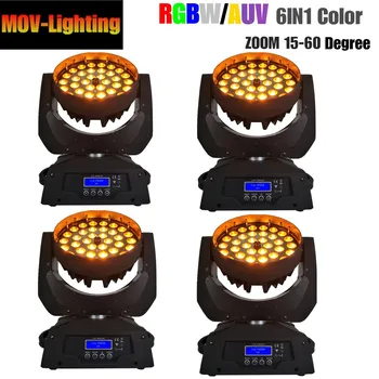 4pcs/lot 36*18w 6 in 1 rgbwauv mixing color dmx led moving head lyre wash zoom light
4pcs/lot 36*18w 6 in 1 rgbwauv mixing color dmx led moving head lyre wash zoom light