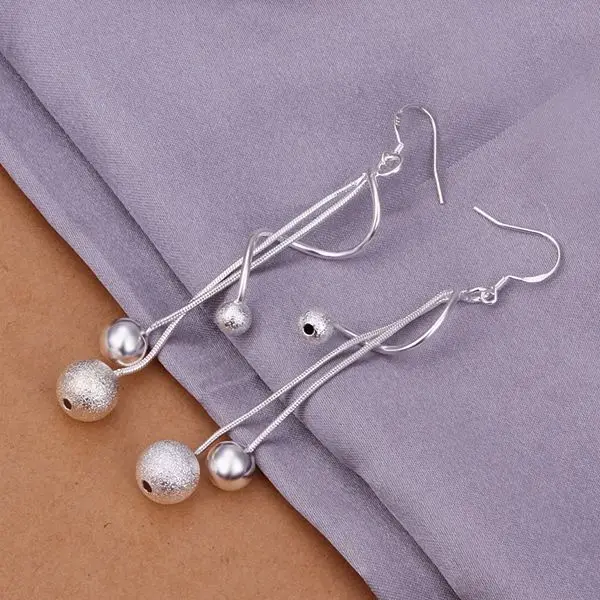 Wholesale High Quality Jewelry 925 jewelry silver plated Twisted Beads Earrings for Women best gift SMTE276
Wholesale High Quality Jewelry 925 jewelry silver plated Twisted Beads Earrings for Women best gift SMTE276