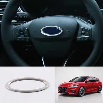 For Ford Focus 2019 Car Styling Stainless Steel Matte Steering Wheel Center Sticker Decoration Cover Trim 1pcs Protective Frame
For Ford Focus 2019 Car Styling Stainless Steel Matte Steering Wheel Center Sticker Decoration Cover Trim 1pcs Protective Frame