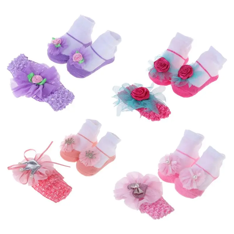 1 Set Baby Headband Socks Soft Hair Band Floral Cartoon Girls Shoes Breathable Non Slip Headwear Clothing Costume Photography
1 Set Baby Headband Socks Soft Hair Band Floral Cartoon Girls Shoes Breathable Non Slip Headwear Clothing Costume Photography