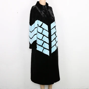 Nerazzurri Fluffy fake fur coats women black and blue color block winter long luxury plus size furry faux fur coat 5xl 6xl 7xl
Nerazzurri Fluffy fake fur coats women black and blue color block winter long luxury plus size furry faux fur coat 5xl 6xl 7xl