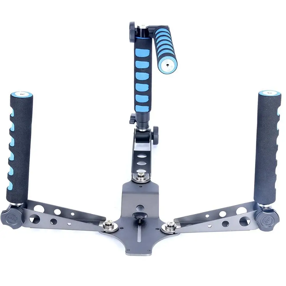 Portable Multifunction Foldable Dual Hand Grip Shoulder Rig Mount Kit Stabilizer Bracket For Canon/Sony/Nikon DSLR SLR Camera
Portable Multifunction Foldable Dual Hand Grip Shoulder Rig Mount Kit Stabilizer Bracket For Canon/Sony/Nikon DSLR SLR Camera