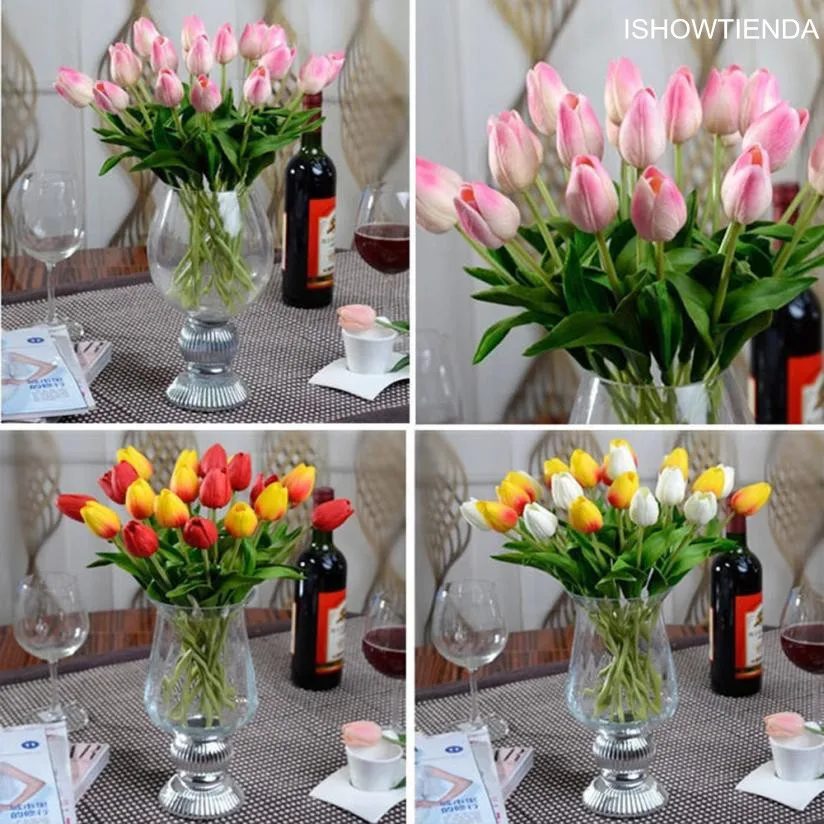 ISHOWTIENDA Tulip Artificial Flower Latex Real Touch Bridal Wedding Bouquet Home Decor,10pcs New
ISHOWTIENDA Tulip Artificial Flower Latex Real Touch Bridal Wedding Bouquet Home Decor,10pcs New