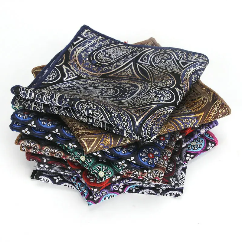 Men Handkerchief Polyester Woven Plaid Floral Pattern Hanky Business Casual Pocket Square for Men Chest Towel Wedding Hankies
Men Handkerchief Polyester Woven Plaid Floral Pattern Hanky Business Casual Pocket Square for Men Chest Towel Wedding Hankies