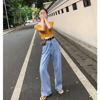 Korean wide leg pants female solid color high waist drop jeans women loose pants drag straight trousers 2019 summer new jeans
Korean wide leg pants female solid color high waist drop jeans women loose pants drag straight trousers 2019 summer new jeans