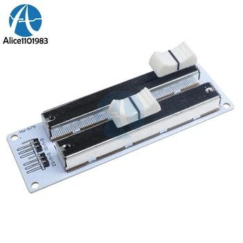 Double Row Sliding Linear Potentiometer Module Electronic Building Block 10K For Arduino Mixer Linear Sliding Resistance Board
Double Row Sliding Linear Potentiometer Module Electronic Building Block 10K For Arduino Mixer Linear Sliding Resistance Board