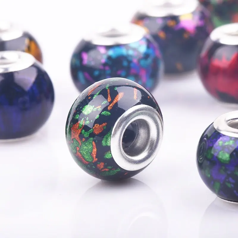 10Pcs/Lot Mixed Dark Color Big Hole Round Loose Glass Beads Charms fit European Pandora DIY Jewelry Bracelet Necklace Making
10Pcs/Lot Mixed Dark Color Big Hole Round Loose Glass Beads Charms fit European Pandora DIY Jewelry Bracelet Necklace Making