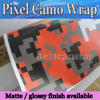 Large Digital Orange Tiger Camouflage Vinyl wrap Film with air Free / Pixel Camouflage Car Sticker foil 1.52x30m/Roll 5x98ft
Large Digital Orange Tiger Camouflage Vinyl wrap Film with air Free / Pixel Camouflage Car Sticker foil 1.52x30m/Roll 5x98ft