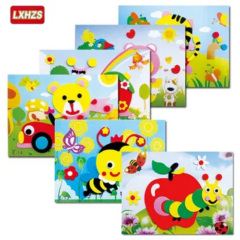 LXHZS 6 Designs/lot 13*17cm 3D Eva Foam Craft Sticker Self-adhesive Crafts Learning Education Toys for Kids 3-6 years Series
LXHZS 6 Designs/lot 13*17cm 3D Eva Foam Craft Sticker Self-adhesive Crafts Learning Education Toys for Kids 3-6 years Series