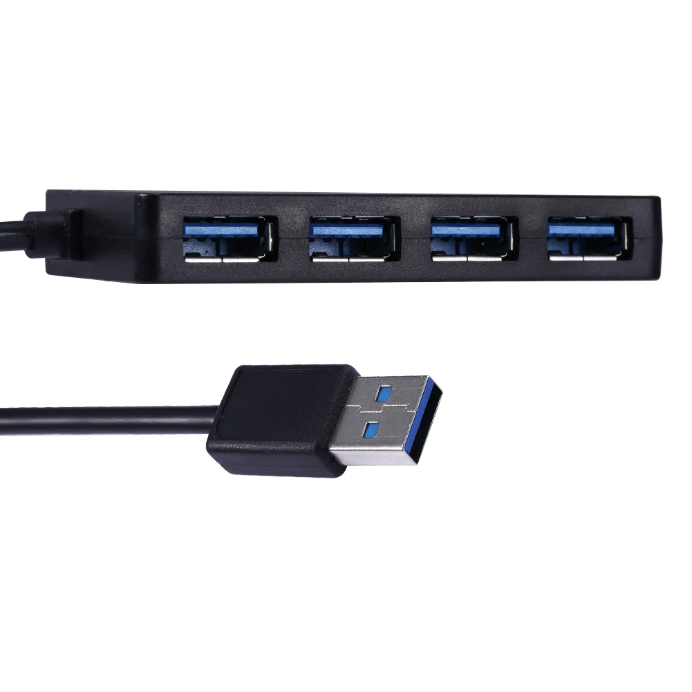 Portable USB Hub Compact 4 Port USB 3.0 Hub Splitter Adapter 5Gbps for Mac Laptop Notebook PC Desktop Black
Portable USB Hub Compact 4 Port USB 3.0 Hub Splitter Adapter 5Gbps for Mac Laptop Notebook PC Desktop Black