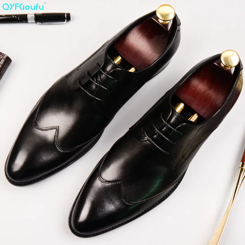 2019 Brand Italian Mens Formal Shoes Genuine Leather Comfortable High Quality Wedding Shoes Male Lace-up
2019 Brand Italian Mens Formal Shoes Genuine Leather Comfortable High Quality Wedding Shoes Male Lace-up