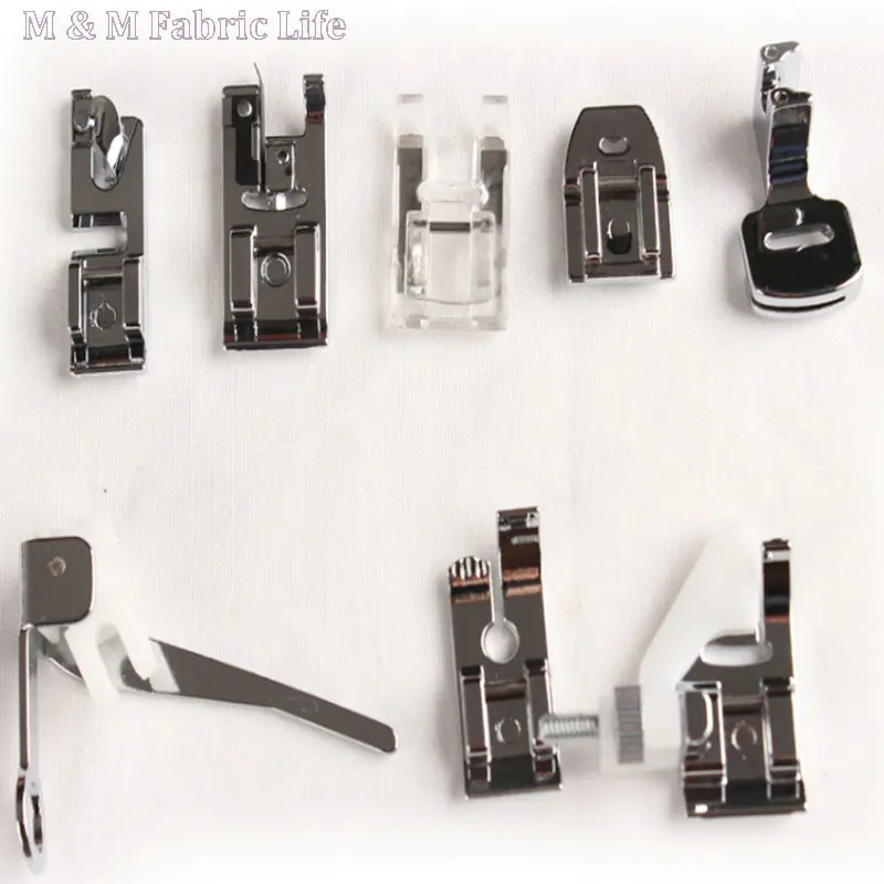 One set 8 pcs of presser foot set sewing machine parts sewing tools free shipping DIY quilting tool with good qulity
One set 8 pcs of presser foot set sewing machine parts sewing tools free shipping DIY quilting tool with good qulity