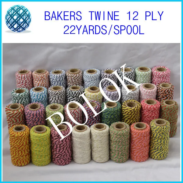 Color Bakers twine (22yard/spool) 400pcs/lot rope cotton 37 kind color wholesale by free shipping
Color Bakers twine (22yard/spool) 400pcs/lot rope cotton 37 kind color wholesale by free shipping