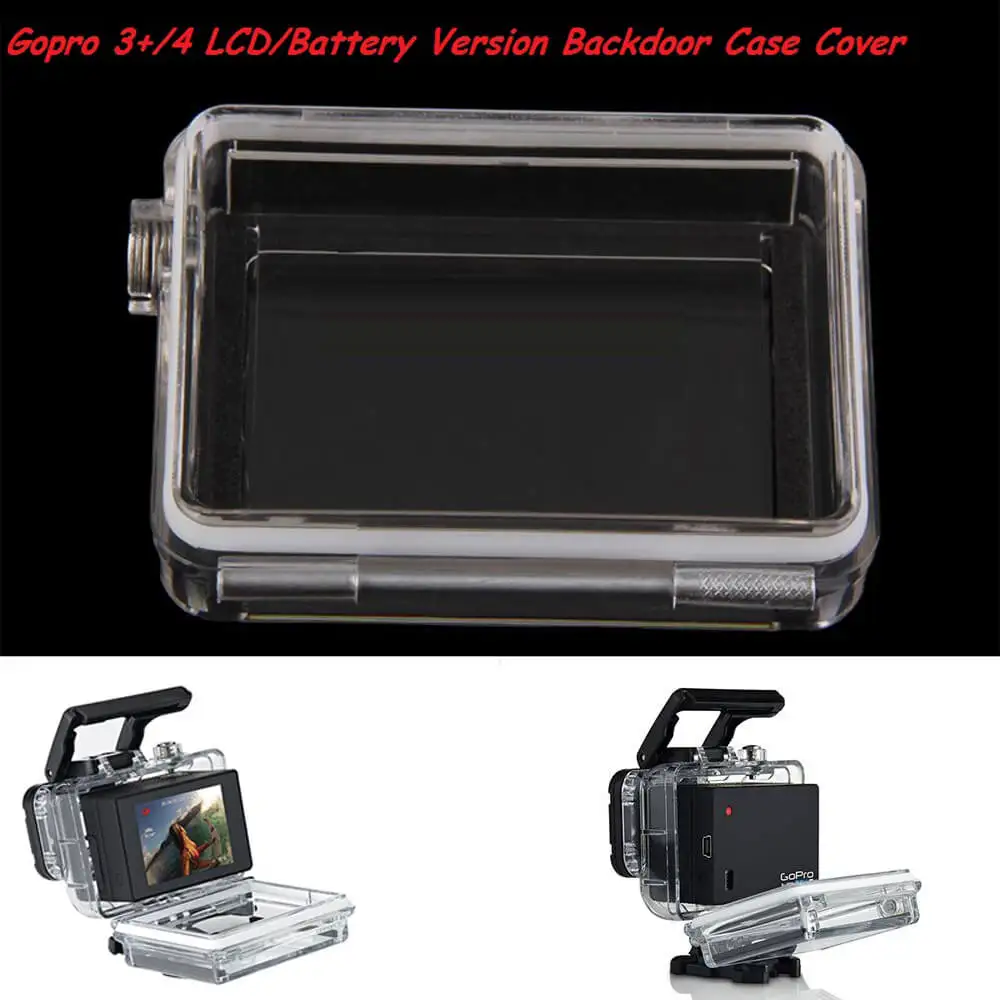 Extended Backdoor For GoPro Hero 3+/4 Housing Case Bacpac Battery/LCD Version Extended Backdoor Case Cover For Gopro Hero 4 3+
Extended Backdoor For GoPro Hero 3+/4 Housing Case Bacpac Battery/LCD Version Extended Backdoor Case Cover For Gopro Hero 4 3+