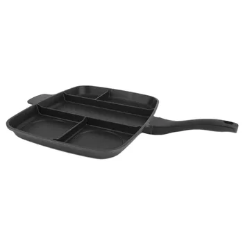 Newest 5 In 1 Multi Section Non Stick Aluminum Coating Cookware Frying Pan Grill Pan Cooking Tools Accessories Black
Newest 5 In 1 Multi Section Non Stick Aluminum Coating Cookware Frying Pan Grill Pan Cooking Tools Accessories Black