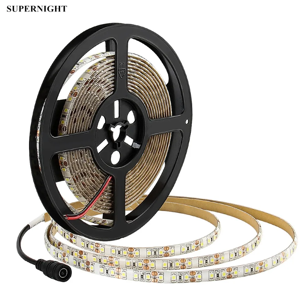 SuperNight 3528 SMD Cool White LED Strip 5M 120LEDs/m DC 12V Flexible Tape Light Waterproof IP65 Lamp Band for Home Store Decor
SuperNight 3528 SMD Cool White LED Strip 5M 120LEDs/m DC 12V Flexible Tape Light Waterproof IP65 Lamp Band for Home Store Decor