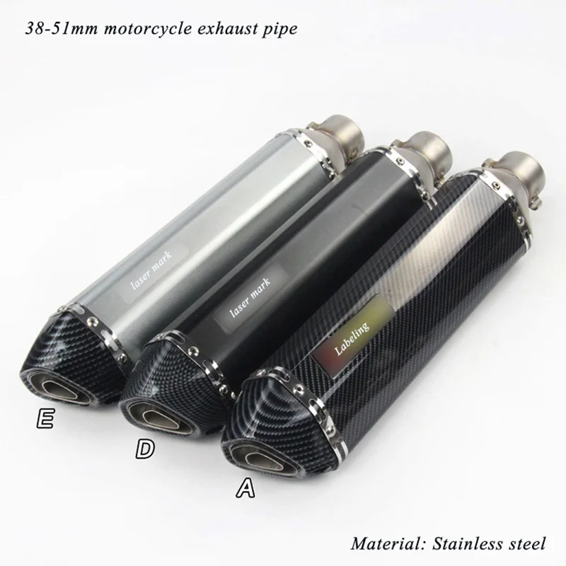 Motorcycle Silencer Exhaust Tail System Modified 38-51mm Exhaust Muffler Tip Pipe With Removable DB Killer For GSX150R KPR150NK
Motorcycle Silencer Exhaust Tail System Modified 38-51mm Exhaust Muffler Tip Pipe With Removable DB Killer For GSX150R KPR150NK