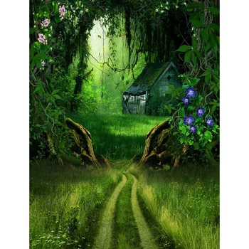 TR Fantasy Fairyland Forest House 5X7ft Vinyl Backdrops Computer Printed Children Wedding Photography Background Studio Backdrop
TR Fantasy Fairyland Forest House 5X7ft Vinyl Backdrops Computer Printed Children Wedding Photography Background Studio Backdrop