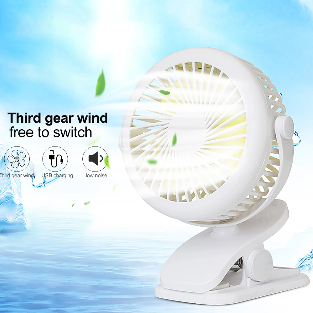 DIDIHOU Portable Desktop Clip Fan Silent Fan 360-degree Rotating Fan 3 Speeds USB Fans for Baby Stroller Office Air Cooling Fan
DIDIHOU Portable Desktop Clip Fan Silent Fan 360-degree Rotating Fan 3 Speeds USB Fans for Baby Stroller Office Air Cooling Fan