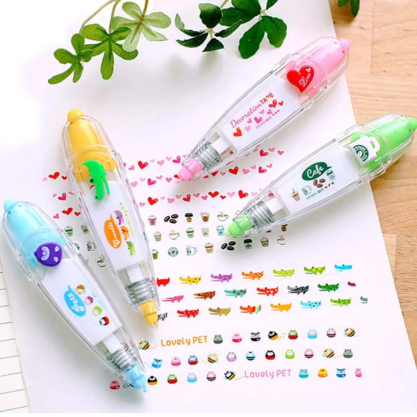 Korea Stationary Sweet Floral Correction Tape Pen Sticker Kids Students Decorative Masking Tapes Adesivos Label Tape Stickers
Korea Stationary Sweet Floral Correction Tape Pen Sticker Kids Students Decorative Masking Tapes Adesivos Label Tape Stickers