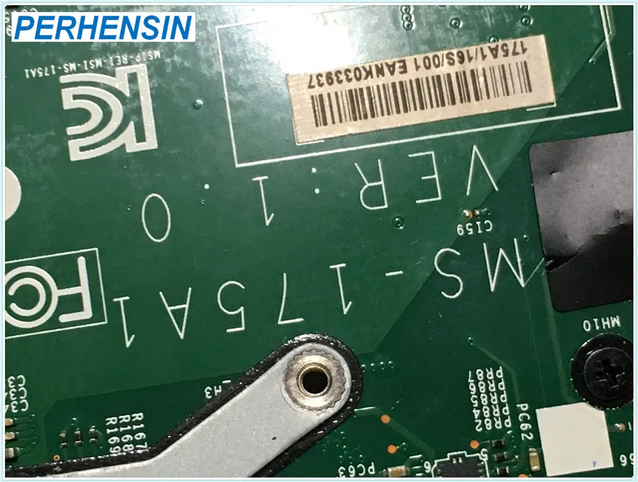 MS-175A1 For MSI GE70 GP70 CX70 Laptop Motherboard SR1Q0 I5 4210 840M