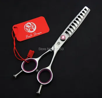 6.0 Inch 10 Teeth Barbers Thinning Scissors Purple Dragon Human Hair Shears for Hairdressers,50% Cut Rate Hair Clipper LZS0316
6.0 Inch 10 Teeth Barbers Thinning Scissors Purple Dragon Human Hair Shears for Hairdressers,50% Cut Rate Hair Clipper LZS0316