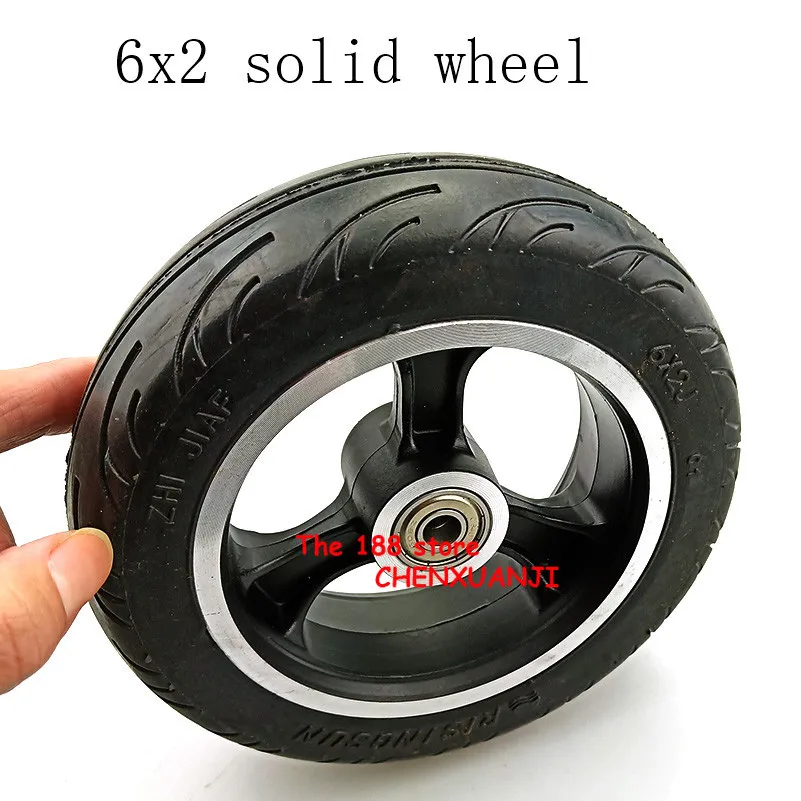 6 inch electric scooter solid tyre wheel Good quality 6x2 solid tire wheel hub Fast wheel widened rear wheel
6 inch electric scooter solid tyre wheel Good quality 6x2 solid tire wheel hub Fast wheel widened rear wheel