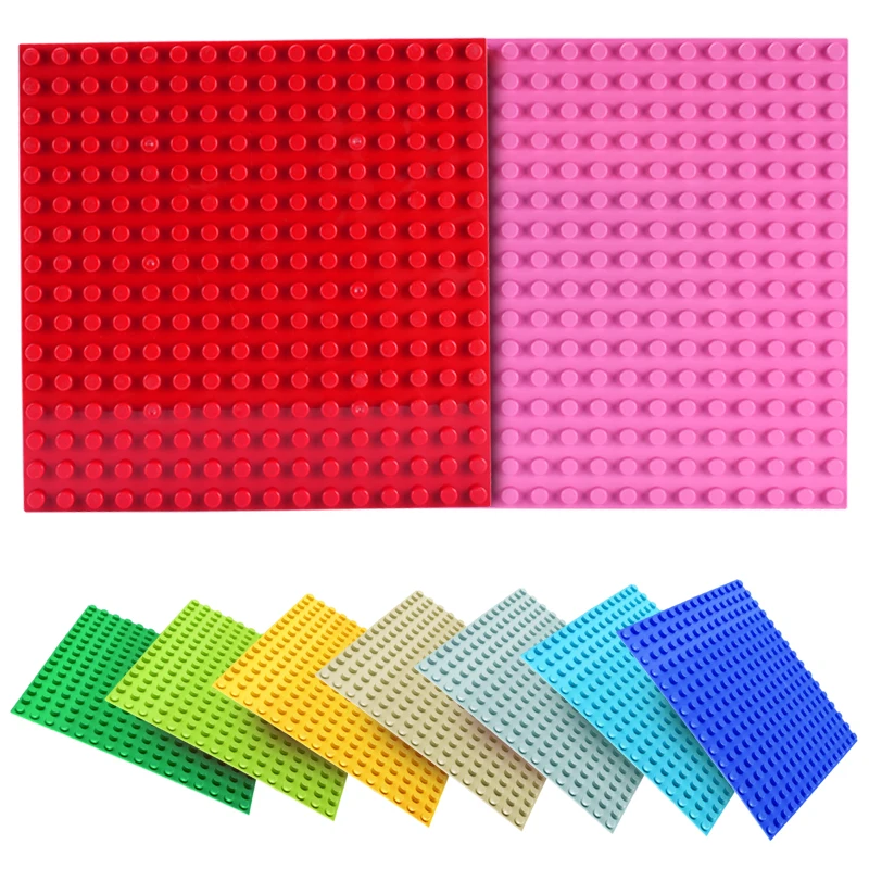 16*16 Dots Big Size Building Blocks BasePlates Compatible LegoINGly Duploed Base Plates Kids DIY Figure Blocks Toys Kids Bricks
16*16 Dots Big Size Building Blocks BasePlates Compatible LegoINGly Duploed Base Plates Kids DIY Figure Blocks Toys Kids Bricks