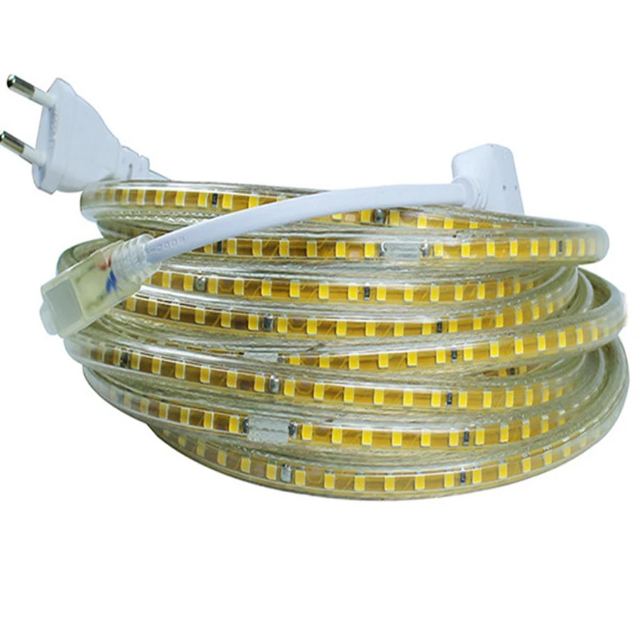 220V Led Strip SMD 5050 60 Led/M White/Warm White Waterproof IP65 Led Tape Light With EU Power Plug 1M 2M 3M 4M 5M 10M 15M 20M
220V Led Strip SMD 5050 60 Led/M White/Warm White Waterproof IP65 Led Tape Light With EU Power Plug 1M 2M 3M 4M 5M 10M 15M 20M