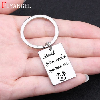Fashion Jewelry Famliy Key Chain Engraved Best Friend Forever Keychain For Pet Dog Friends Mother Gift Stainless Steel Keyring
Fashion Jewelry Famliy Key Chain Engraved Best Friend Forever Keychain For Pet Dog Friends Mother Gift Stainless Steel Keyring