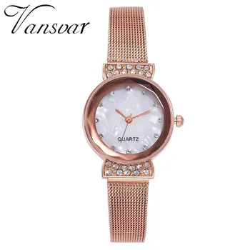 New Fashion Women Rose Gold Mesh Belt Watches Ladies Luxury Rhinestone Quartz Watch Relogio Feminino Drop Shipping
New Fashion Women Rose Gold Mesh Belt Watches Ladies Luxury Rhinestone Quartz Watch Relogio Feminino Drop Shipping