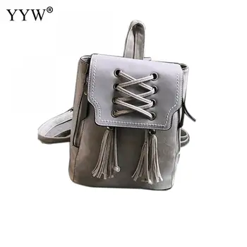 Pu Leather Tassels Backpacks For Teenage Girls Small School Bags Vintage Female Drawstring Women High Quality Casual Rucksack
Pu Leather Tassels Backpacks For Teenage Girls Small School Bags Vintage Female Drawstring Women High Quality Casual Rucksack