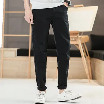 Mens Casual Trousers Men's 2019 Early Spring Straight Cotton Trousers Wild Loose Men's Pants Zipper Mid-waist For Work Travel
Mens Casual Trousers Men's 2019 Early Spring Straight Cotton Trousers Wild Loose Men's Pants Zipper Mid-waist For Work Travel