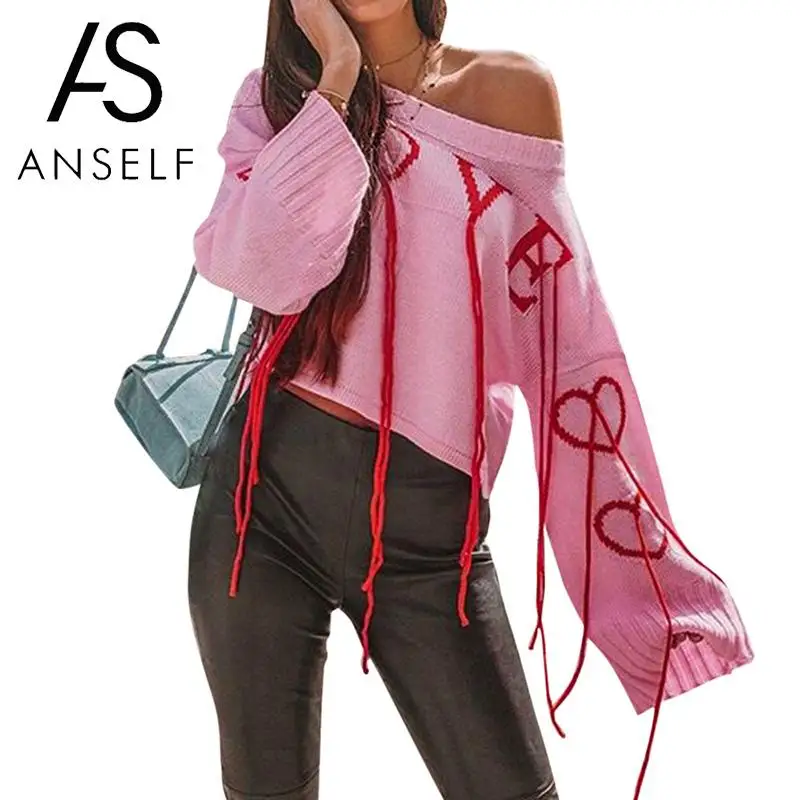 Christmas Sweater Women Loose Tassels Knitted Pullover Sweater LOVE Letters Heart Pattern Long Sleeves Knitting Top female tunic
Christmas Sweater Women Loose Tassels Knitted Pullover Sweater LOVE Letters Heart Pattern Long Sleeves Knitting Top female tunic