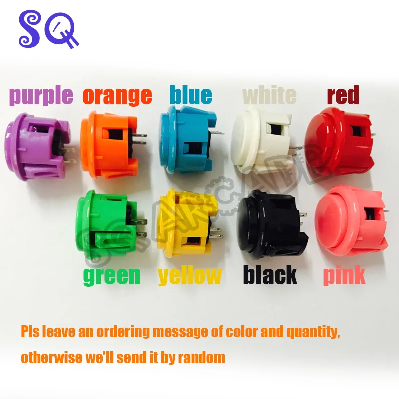 Arcade Push Buttons Round Push Button/arcade with buit in switch for Amusement Cabinet Games Machine's Accessory long version
Arcade Push Buttons Round Push Button/arcade with buit in switch for Amusement Cabinet Games Machine's Accessory long version