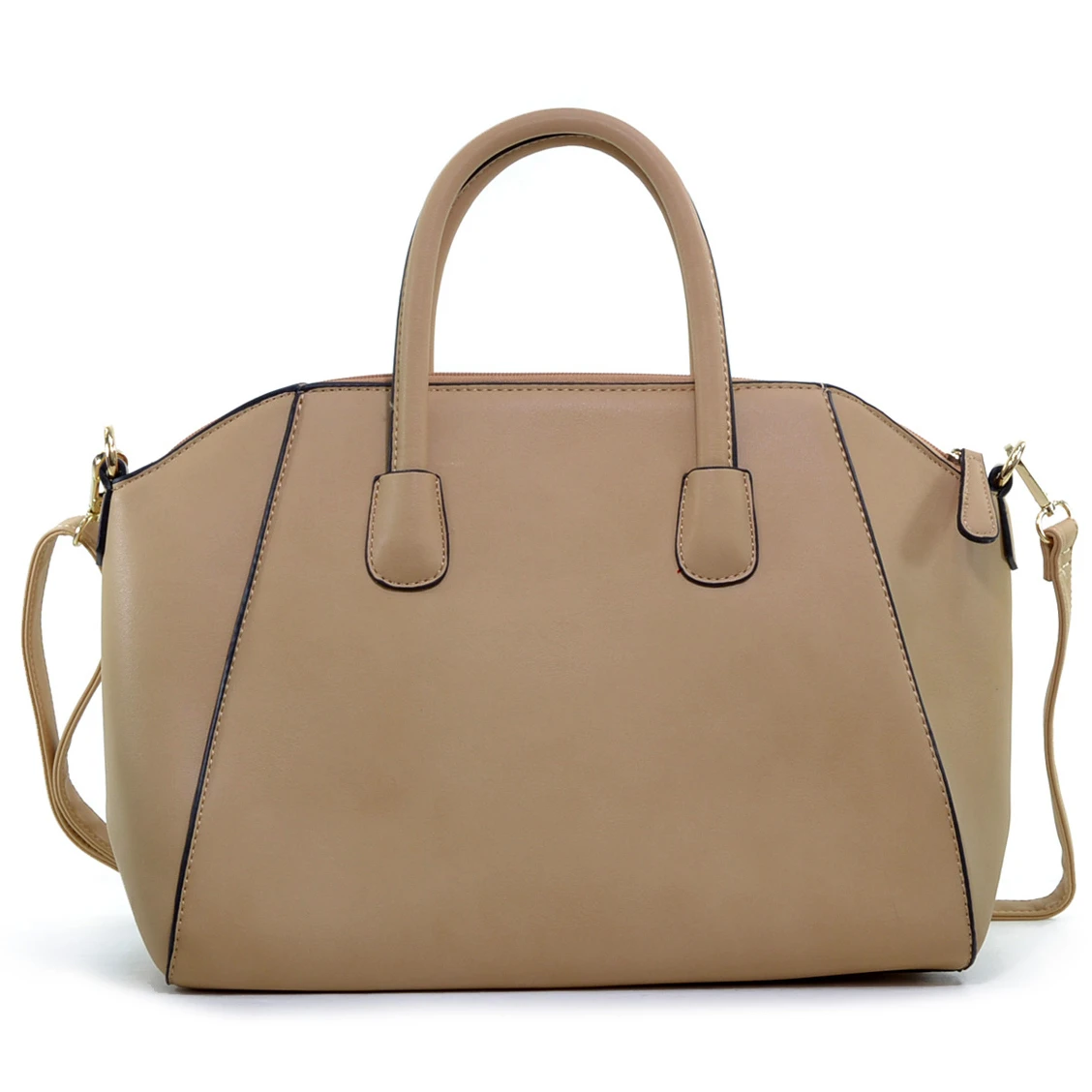 Dasein<ALIMT >®</ALIMT> Faux Leather Weekender Satchel with Removable Strap (4)