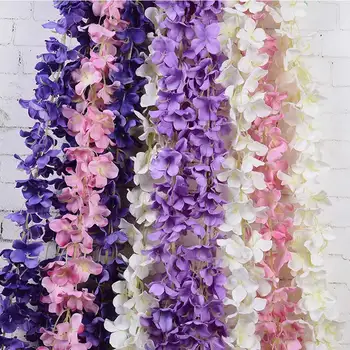 10Pcs Long Artificial Wisteria Flower Vine Silk Hydrangea Rattan DIY Wedding Birthday Party Decoration Wall Backdrop Flowers TB
10Pcs Long Artificial Wisteria Flower Vine Silk Hydrangea Rattan DIY Wedding Birthday Party Decoration Wall Backdrop Flowers TB