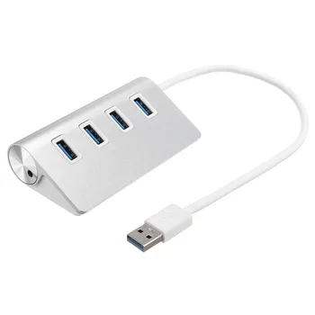 4 Ports Hub Portable Aluminum Hub High Speed USB 3.0 5Gbps USB Splitter For Apple For Air PC Laptop Notebook
4 Ports Hub Portable Aluminum Hub High Speed USB 3.0 5Gbps USB Splitter For Apple For Air PC Laptop Notebook