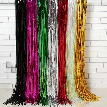 10*100cm Tinsel Fringe Glitter Curtain Door Rain Home Room Wedding Party Decor Stage Backdrop Background Photo Props Supplies
10*100cm Tinsel Fringe Glitter Curtain Door Rain Home Room Wedding Party Decor Stage Backdrop Background Photo Props Supplies