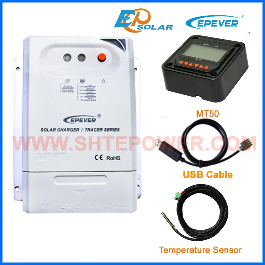 20A MPPT EPEVER Solar Controller Battery Charger Free Shipping low price to US MT50 remote Meter Tracer2210CN USB&temp sensor
20A MPPT EPEVER Solar Controller Battery Charger Free Shipping low price to US MT50 remote Meter Tracer2210CN USB&temp sensor