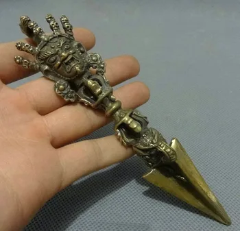 Brass Tibet Bronze Buddhism Mahakala Buddha Head Statue Protect Vajra Talismans 20cm Sakyamuni wedding 
Brass Tibet Bronze Buddhism Mahakala Buddha Head Statue Protect Vajra Talismans 20cm Sakyamuni wedding