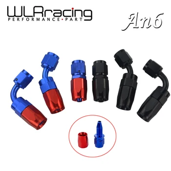 WLR AN6 Oil Fuel Swivel Hose Anoized Aluminum Straight Elbow 45 180 Degree Hose End Oil Fuel Reusable Fitting
WLR AN6 Oil Fuel Swivel Hose Anoized Aluminum Straight Elbow 45 180 Degree Hose End Oil Fuel Reusable Fitting